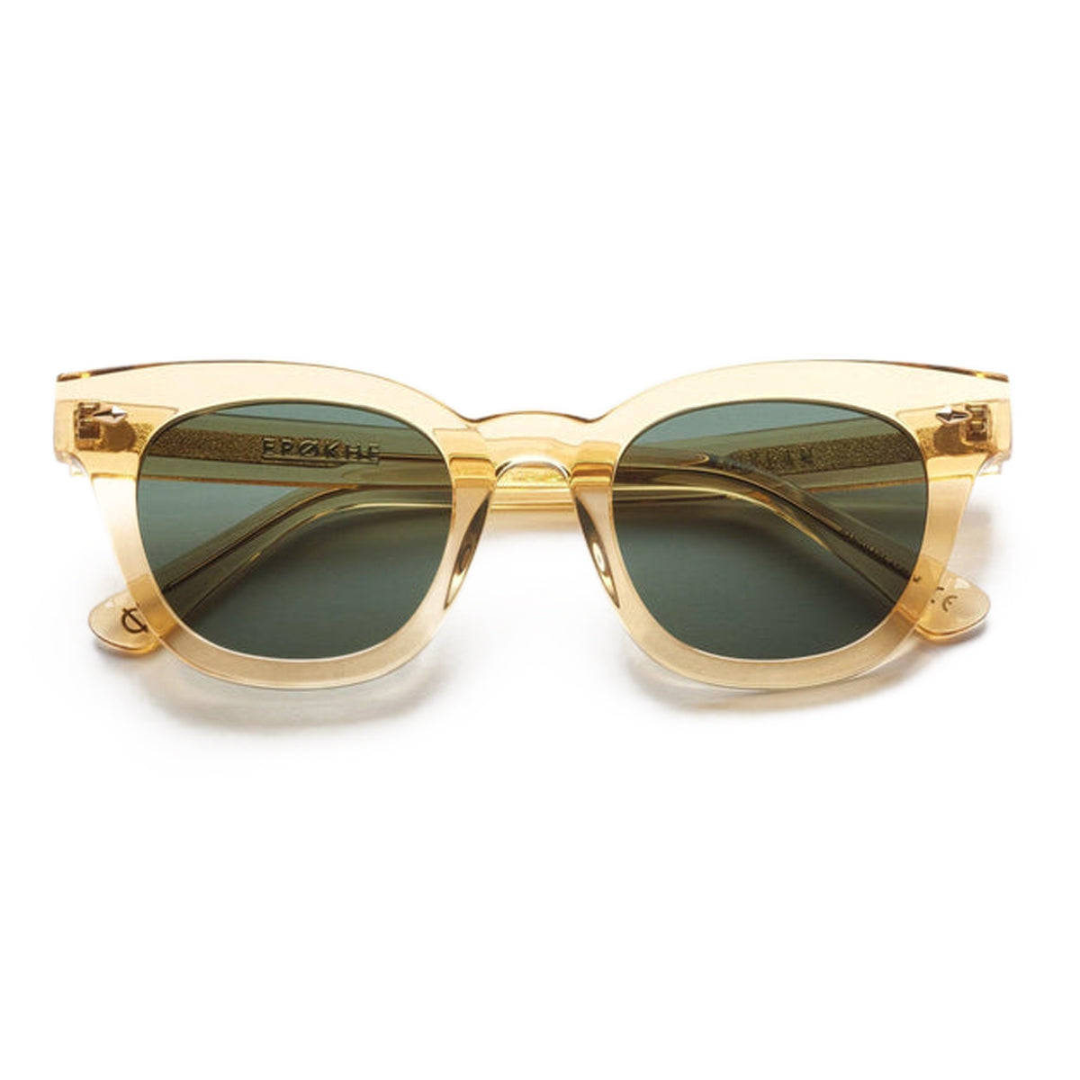 Epokhe Dylan Sunglasses - Citrine Polished/Green image 2