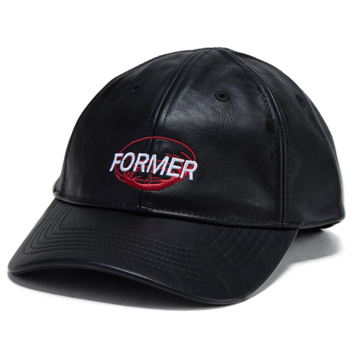 Former Coil Leather Hat - Black image 1