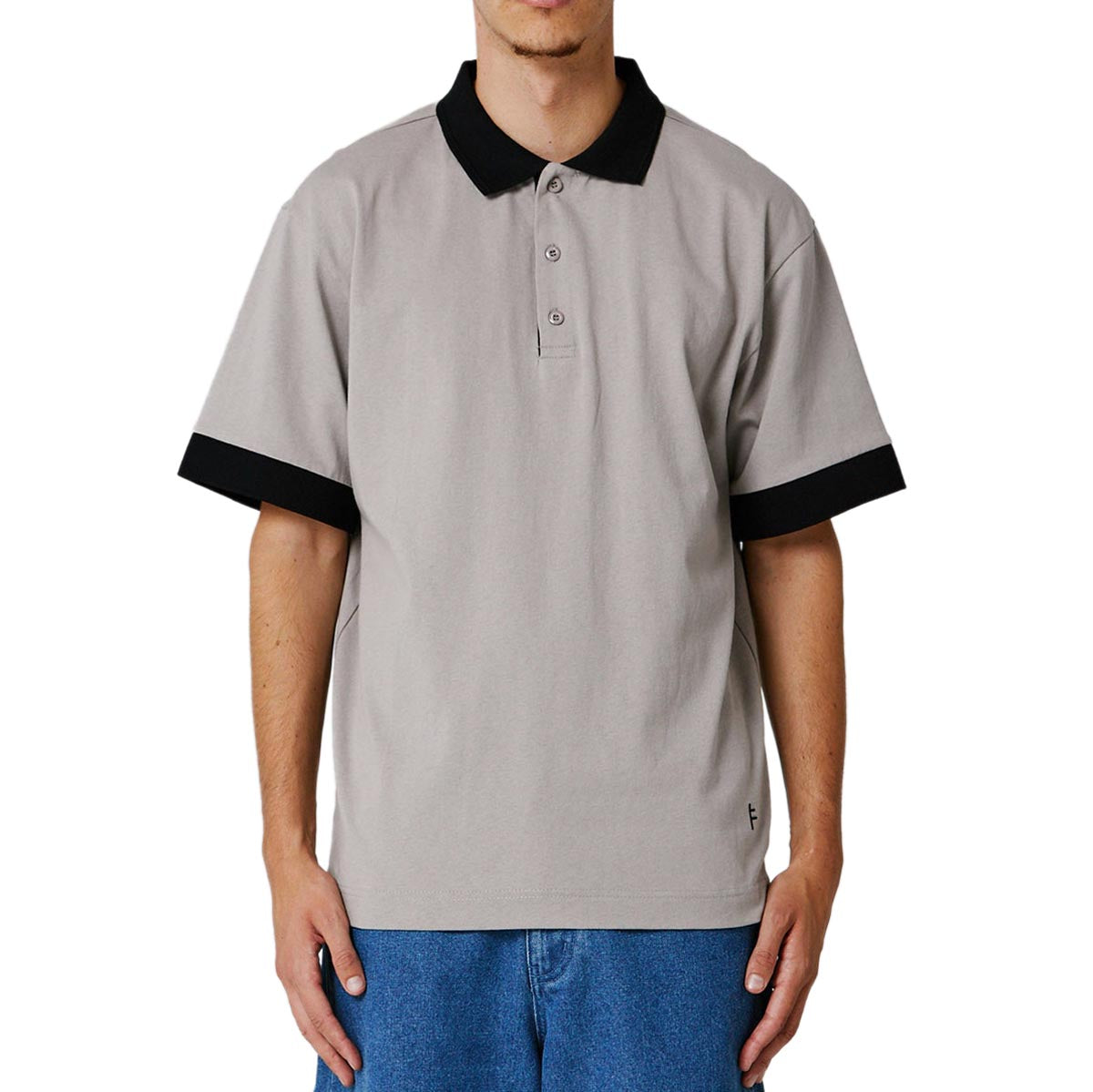 Former Uniform Button Polo Shirt - Mushroom image 1