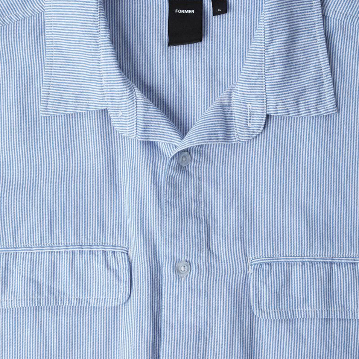 Former Broadcast Striped Shirt - Blue White image 3