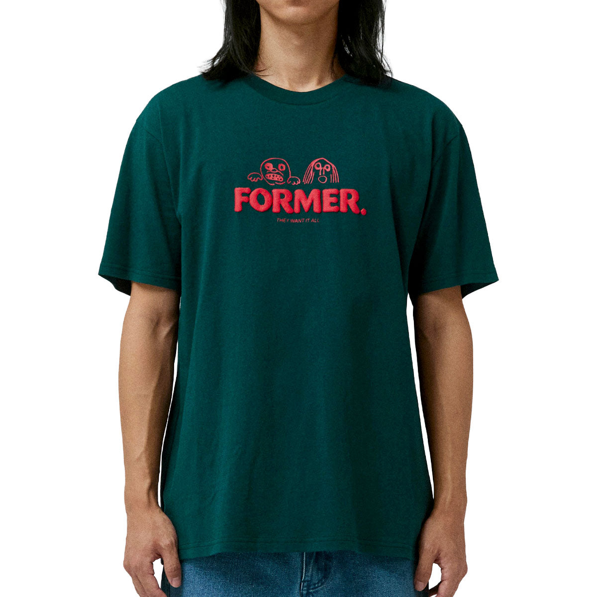 Former Want It All T-Shirt - Petrol image 3