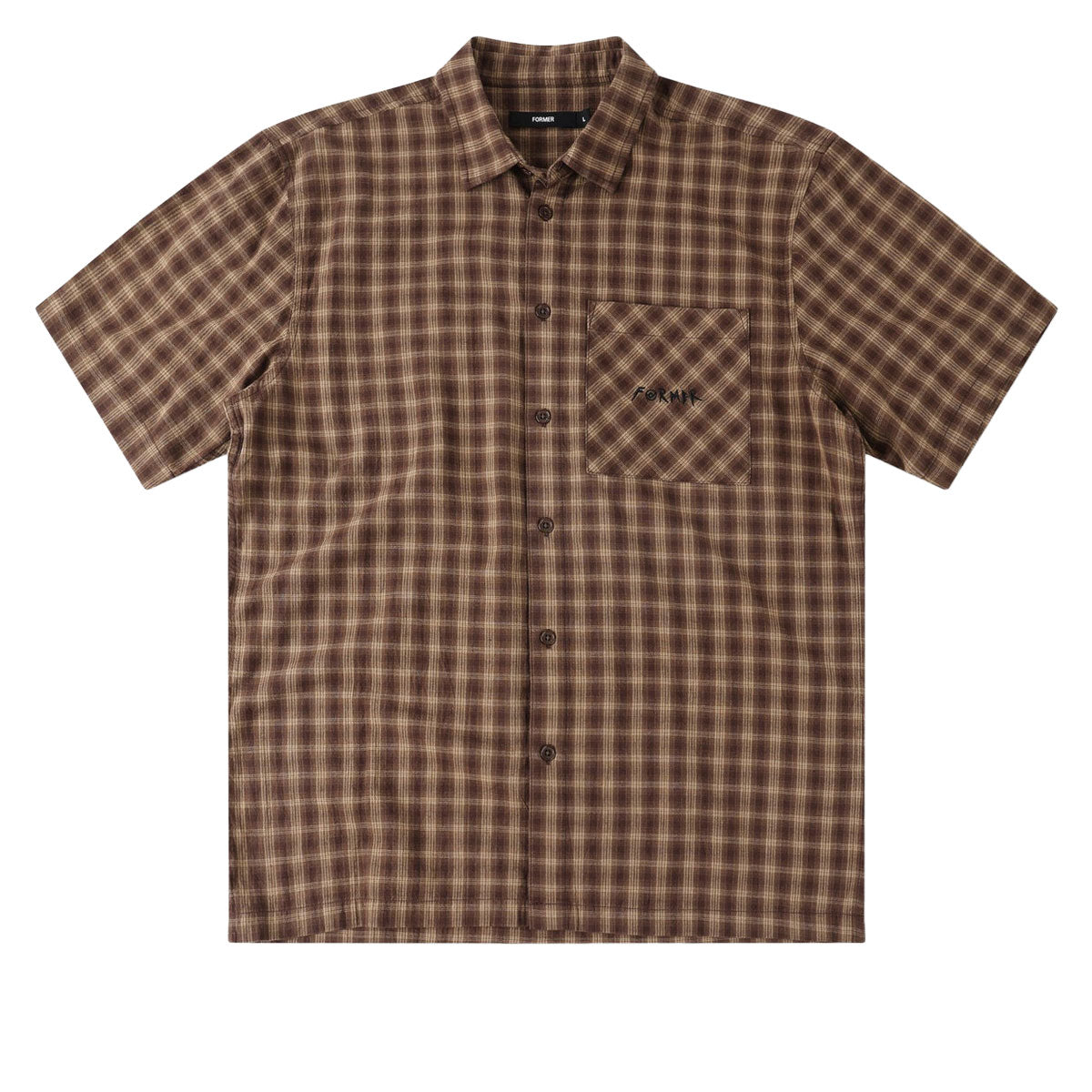 Former Manners Check Shirt - Bark image 4