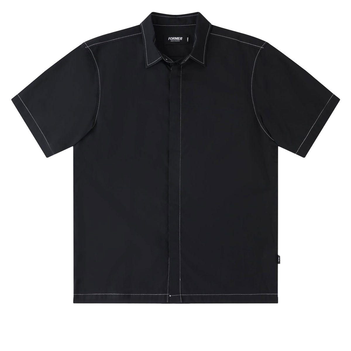 Former Marilyn Contrast Shirt - Black image 3