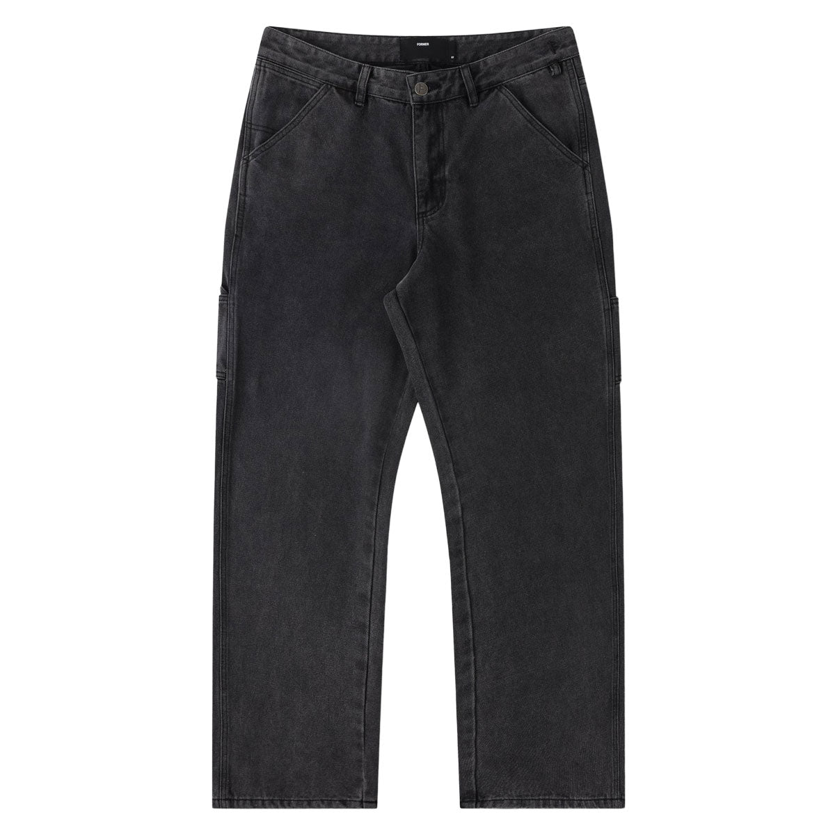 Former VT Distend Denim Carpenter Pants - Washed Black image 4