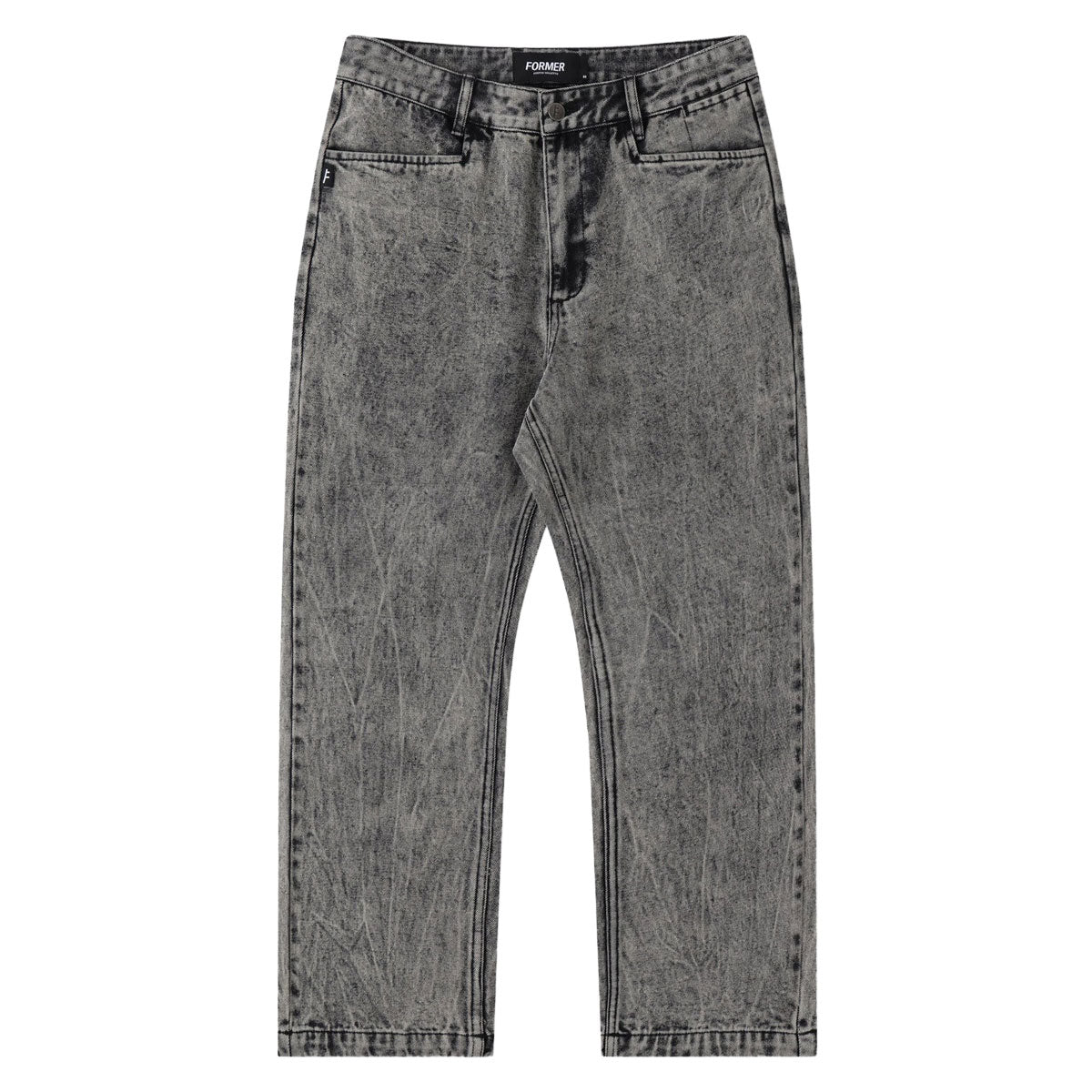 Former AG Acid Denim Jeans - Black image 4