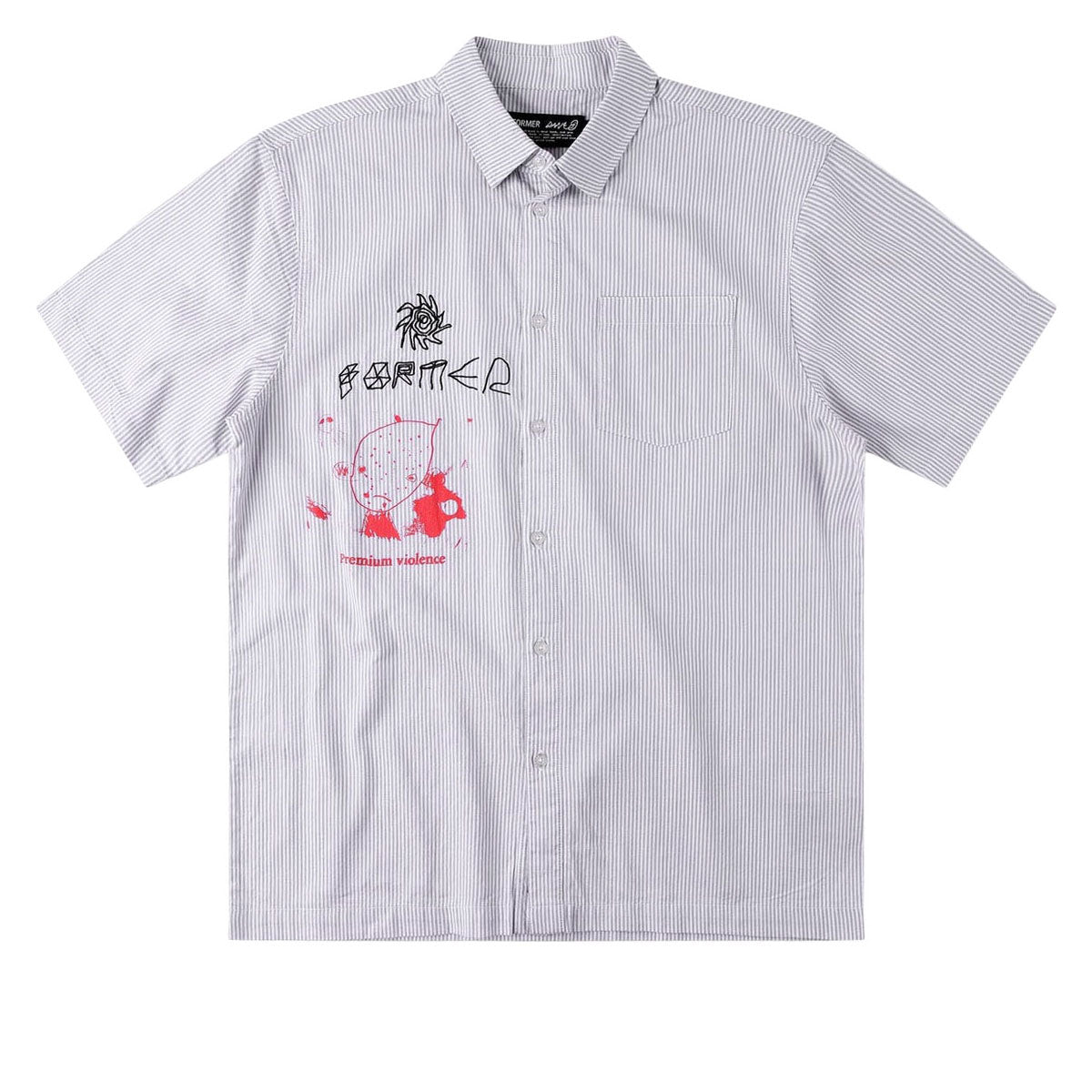 Former DxD Reynolds Stripe Shirt - Grey image 1