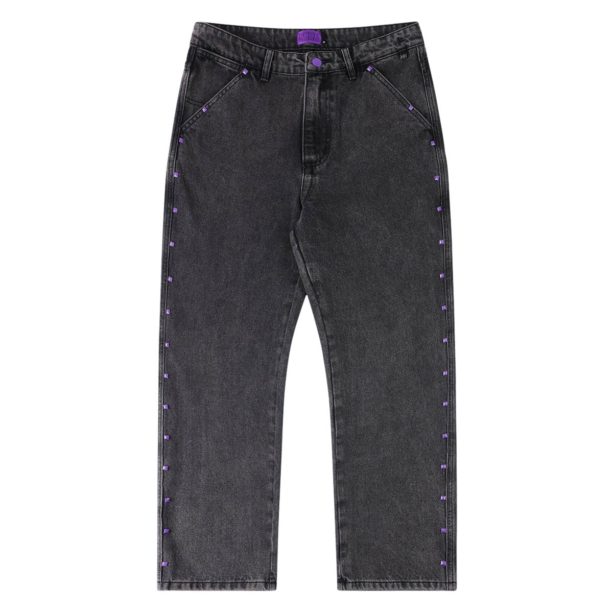 Former Studded Denim Jeans - Washed Black image 1