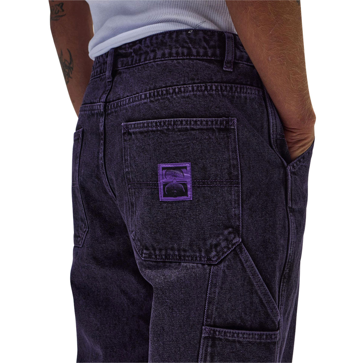 Former Distend Denim Jeans - Washed Purple image 5