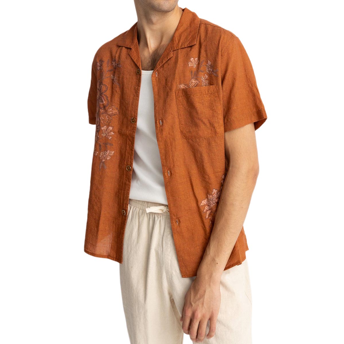 Rhythm Botanica Shirt - Ochre image 1