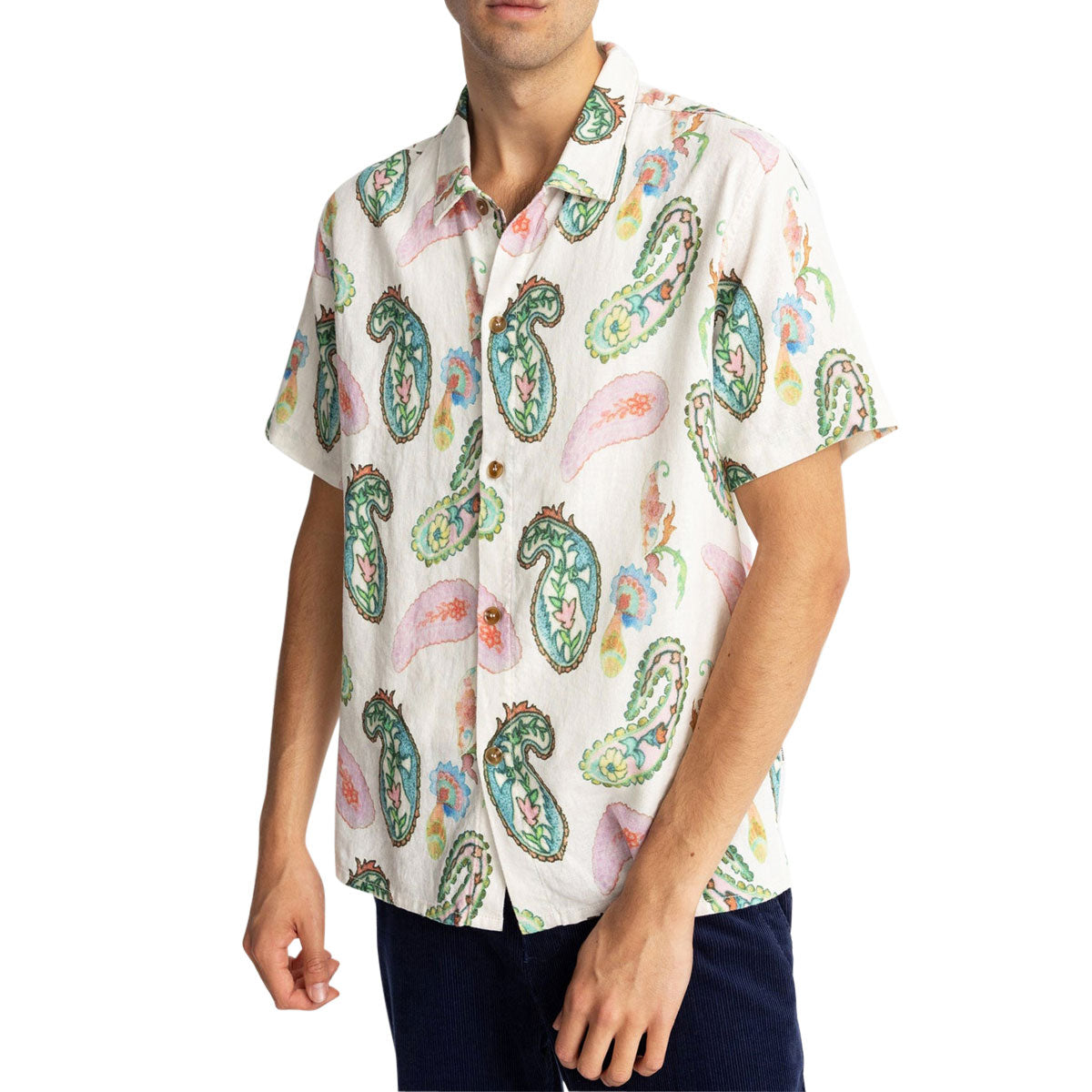 Rhythm Brooklyn Paisley Shirt - Natural image 1