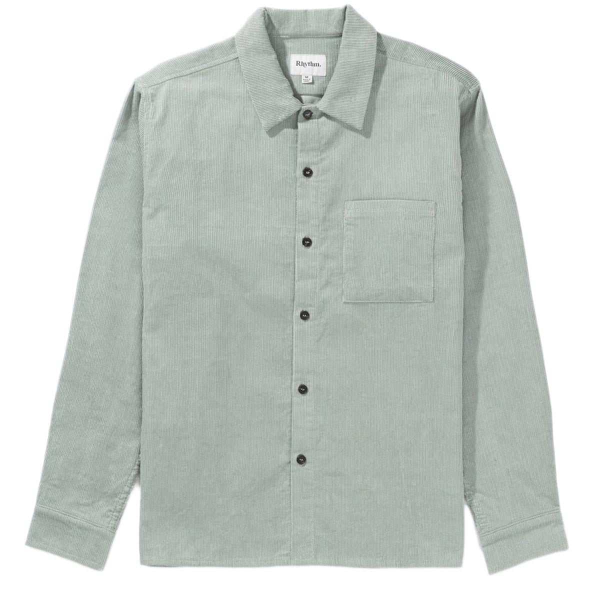 Rhythm Corduroy Long Sleeve Shirt - Seafoam image 2