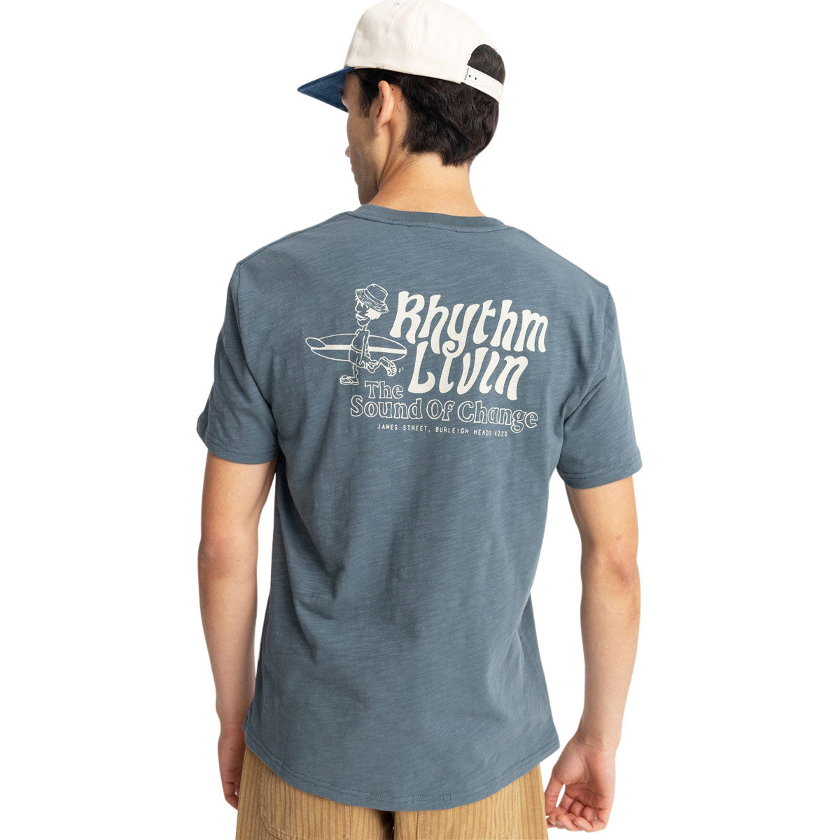 Rhythm Livin Slub T-Shirt - Slate image 4