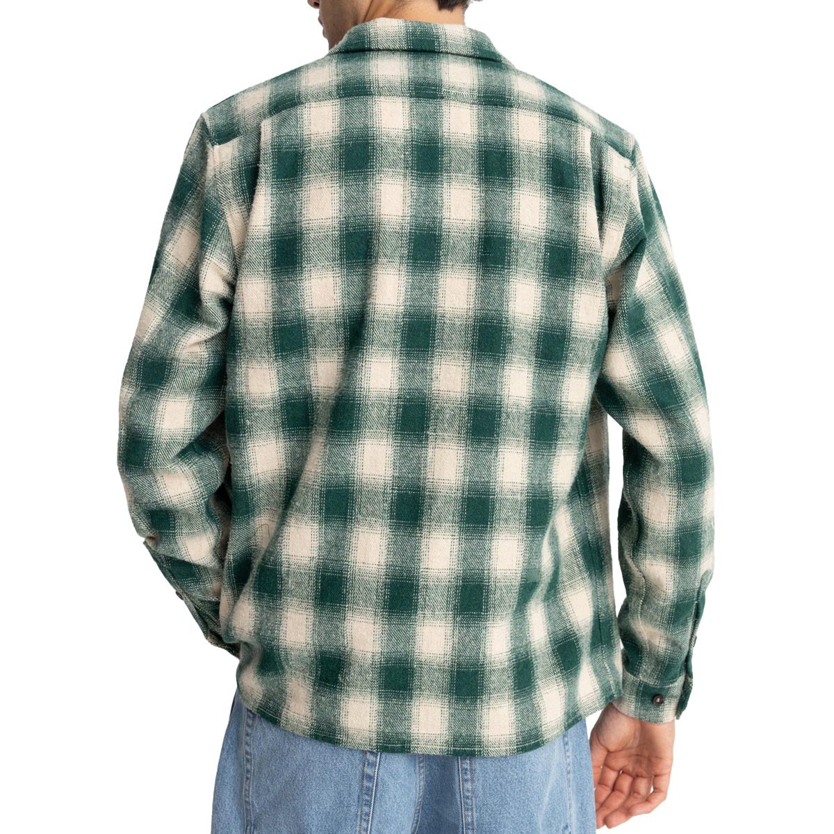 Rhythm Plaid Long Sleeve Flannel Shirt - Green image 2