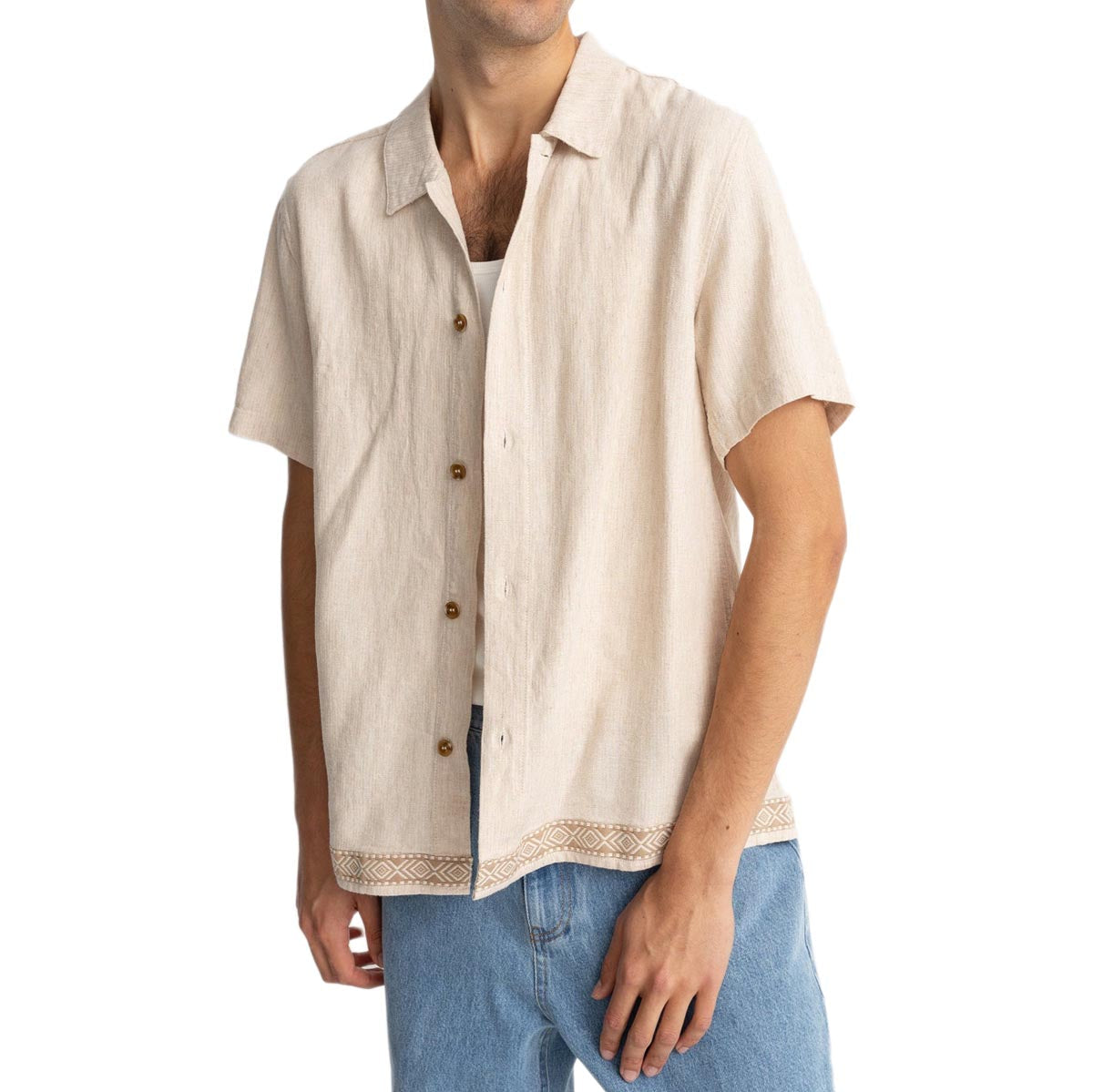 Rhythm Trim Shirt - Natural image 1