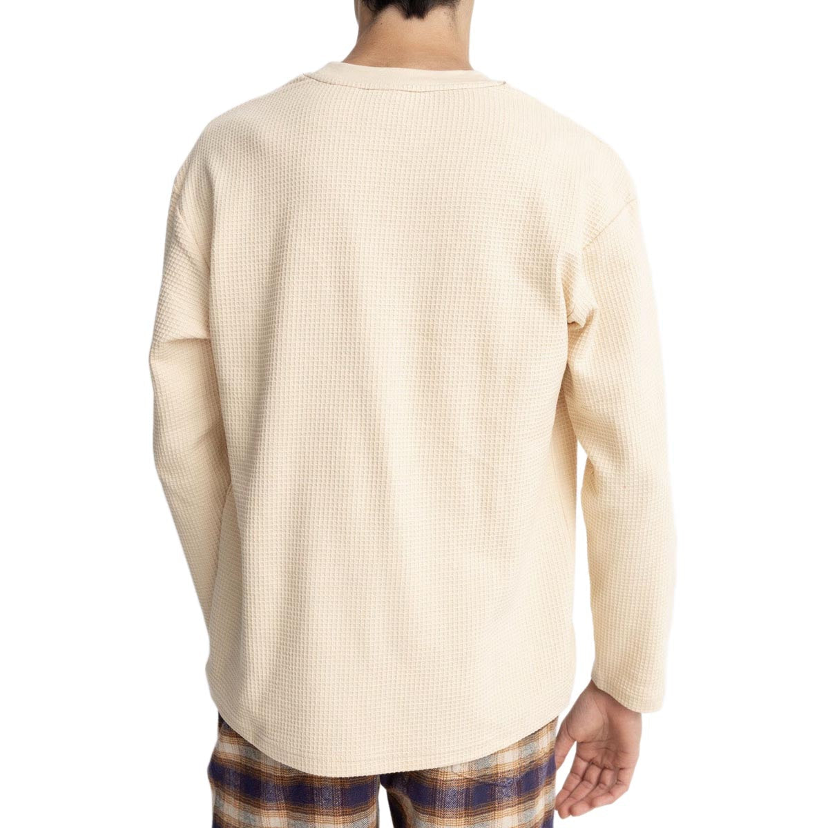 Rhythm Vintage Waffle Long Sleeve T-Shirt - Natural image 3