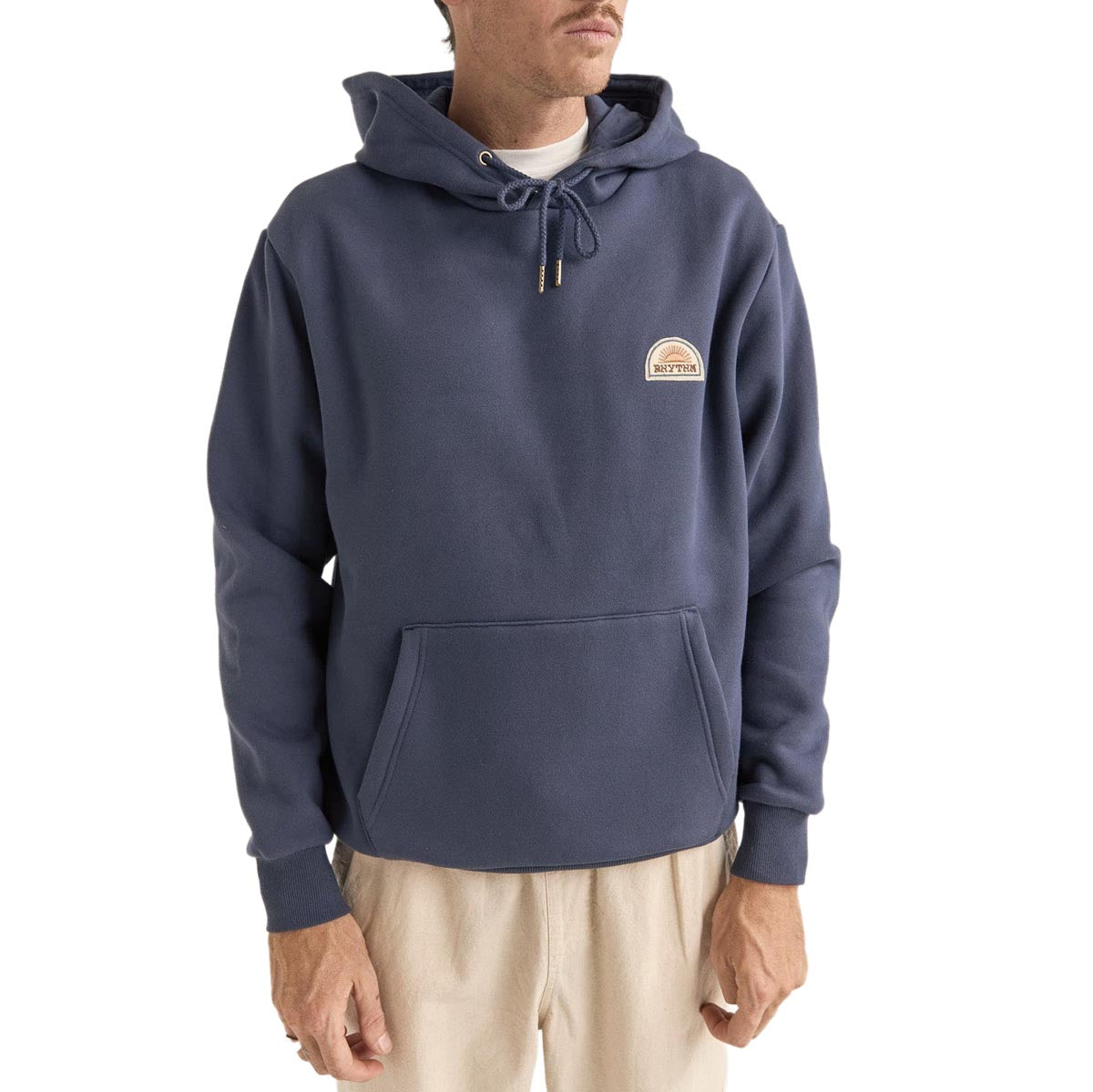 Rhythm Heavyweight Fleece Hoodie - Indigo image 1