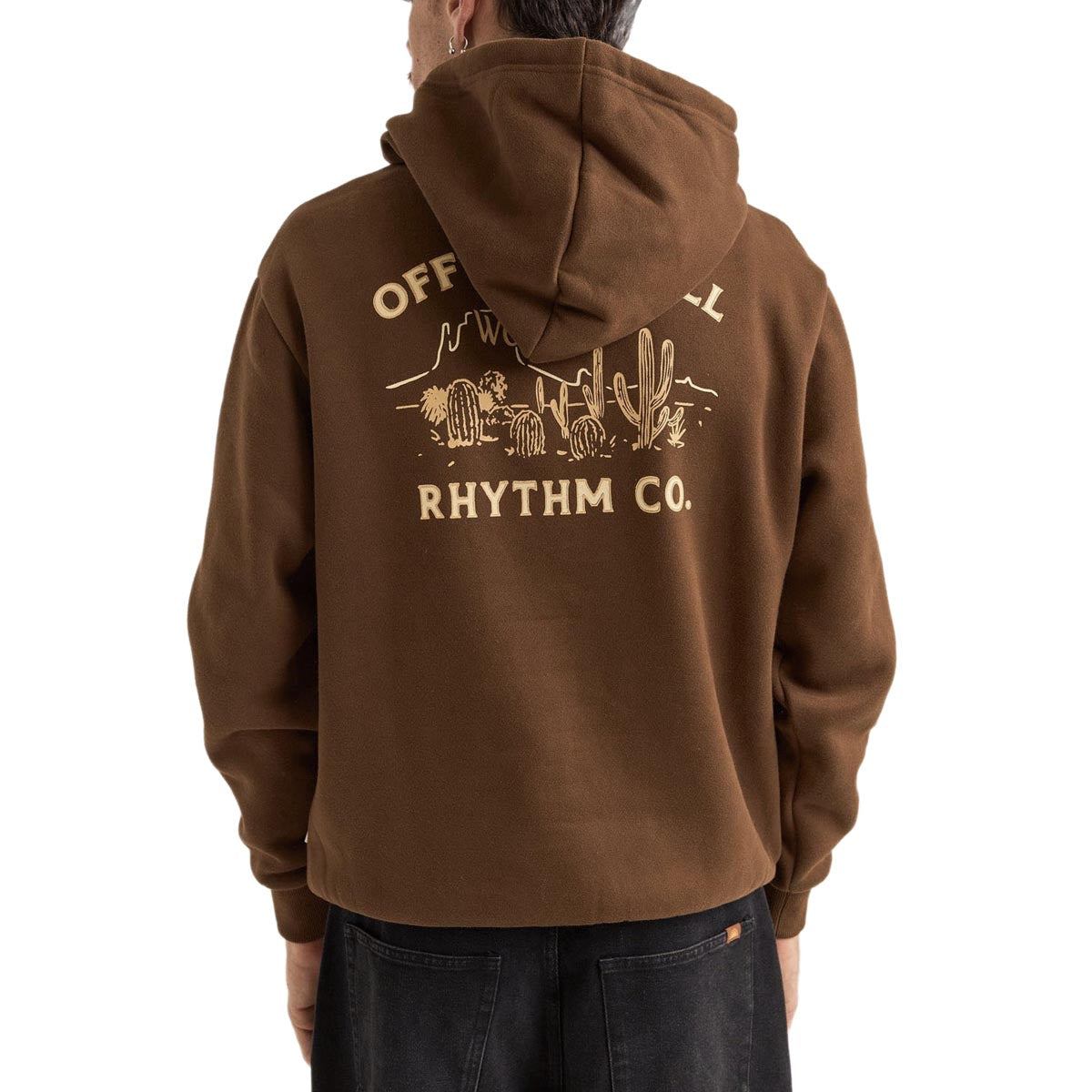 Rhythm Worn Path Fleece Hoodie - Brown image 2