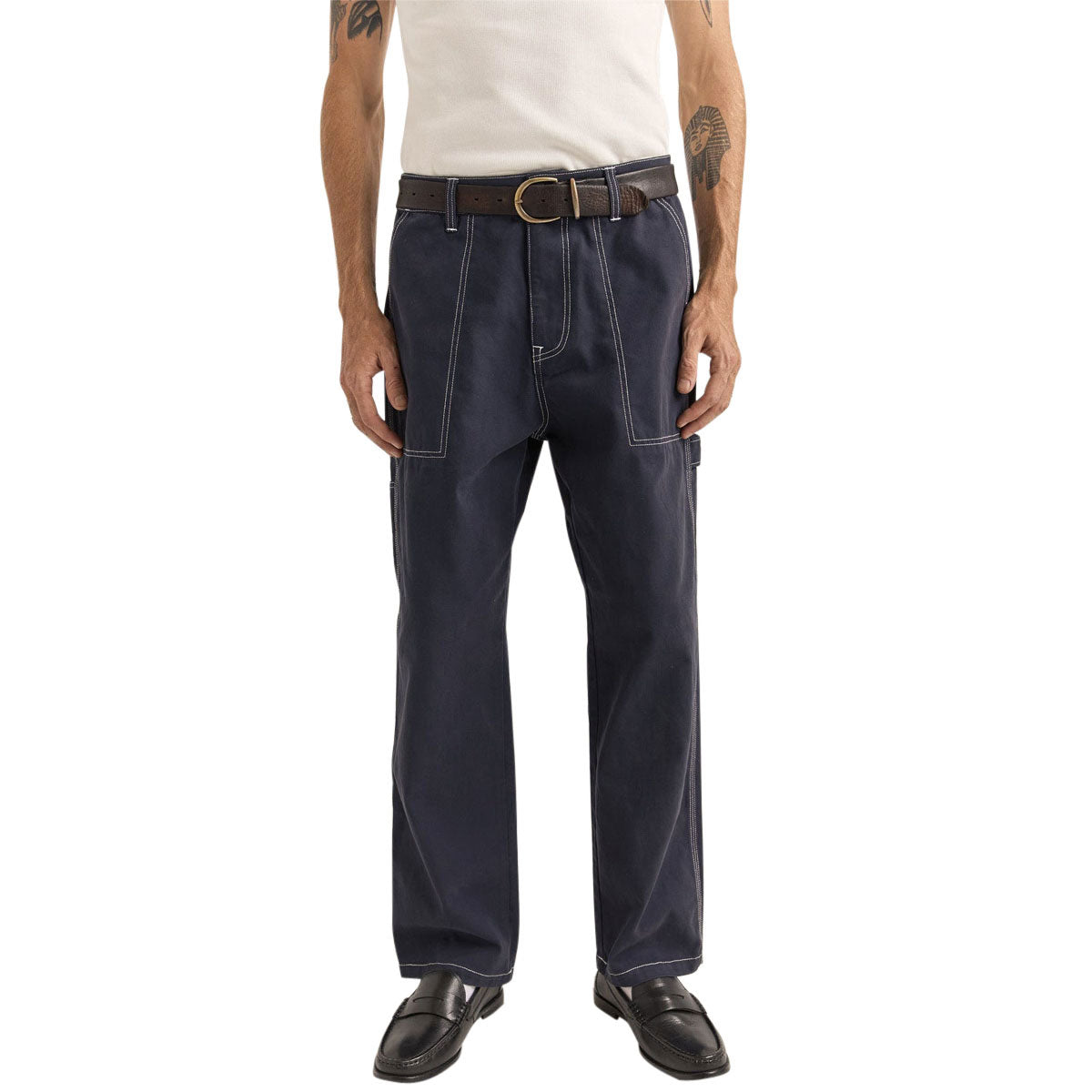 Rhythm Carpenter Canvas Pants - Indigo image 1