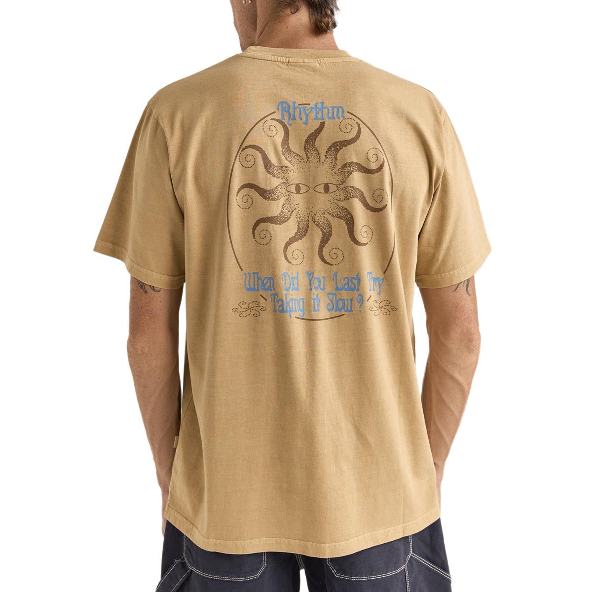 Rhythm Sun Vintage T-Shirt - Macadamia image 3