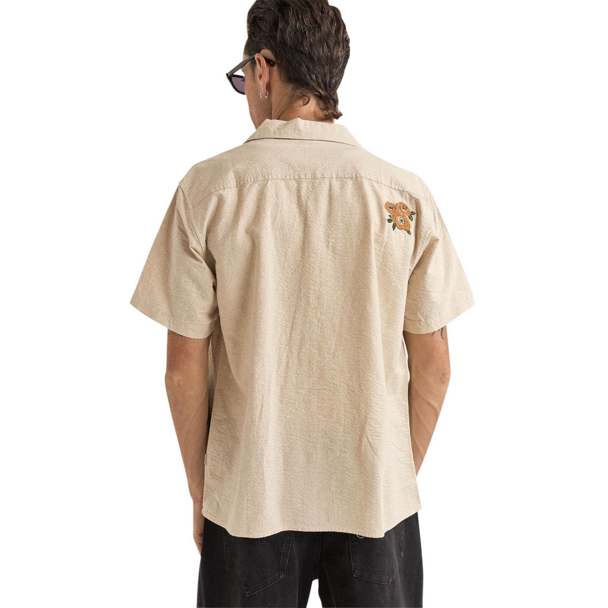 Rhythm Embroidered Seersucker Shirt - Natural image 2