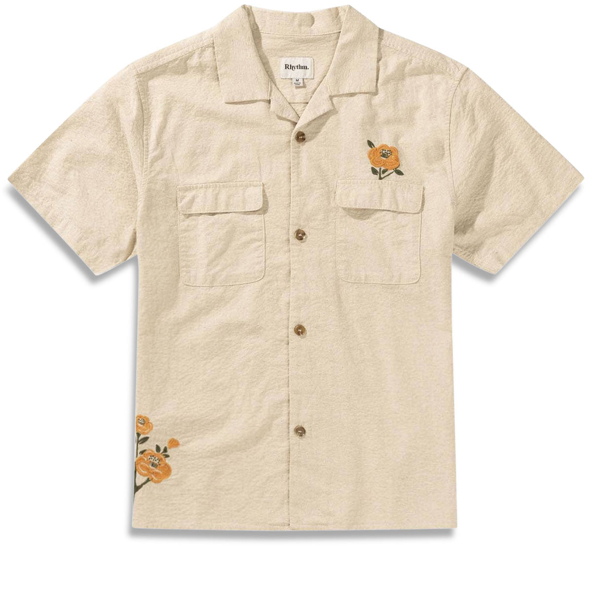 Rhythm Embroidered Seersucker Shirt - Natural image 4