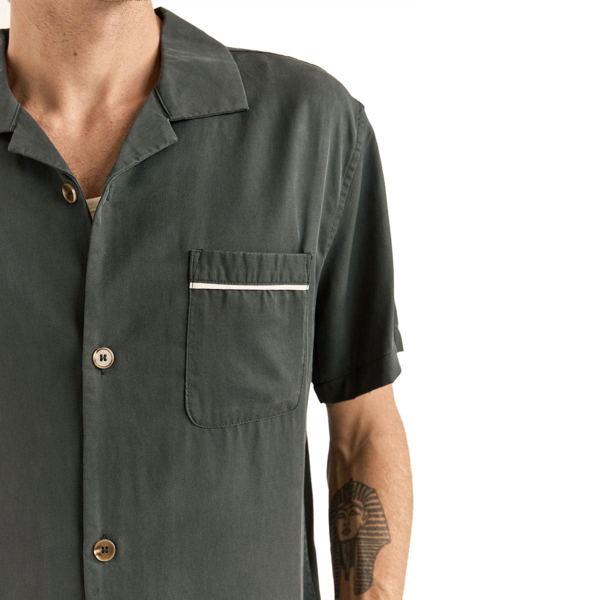 Rhythm Daytona Shirt - Dark Olive image 3