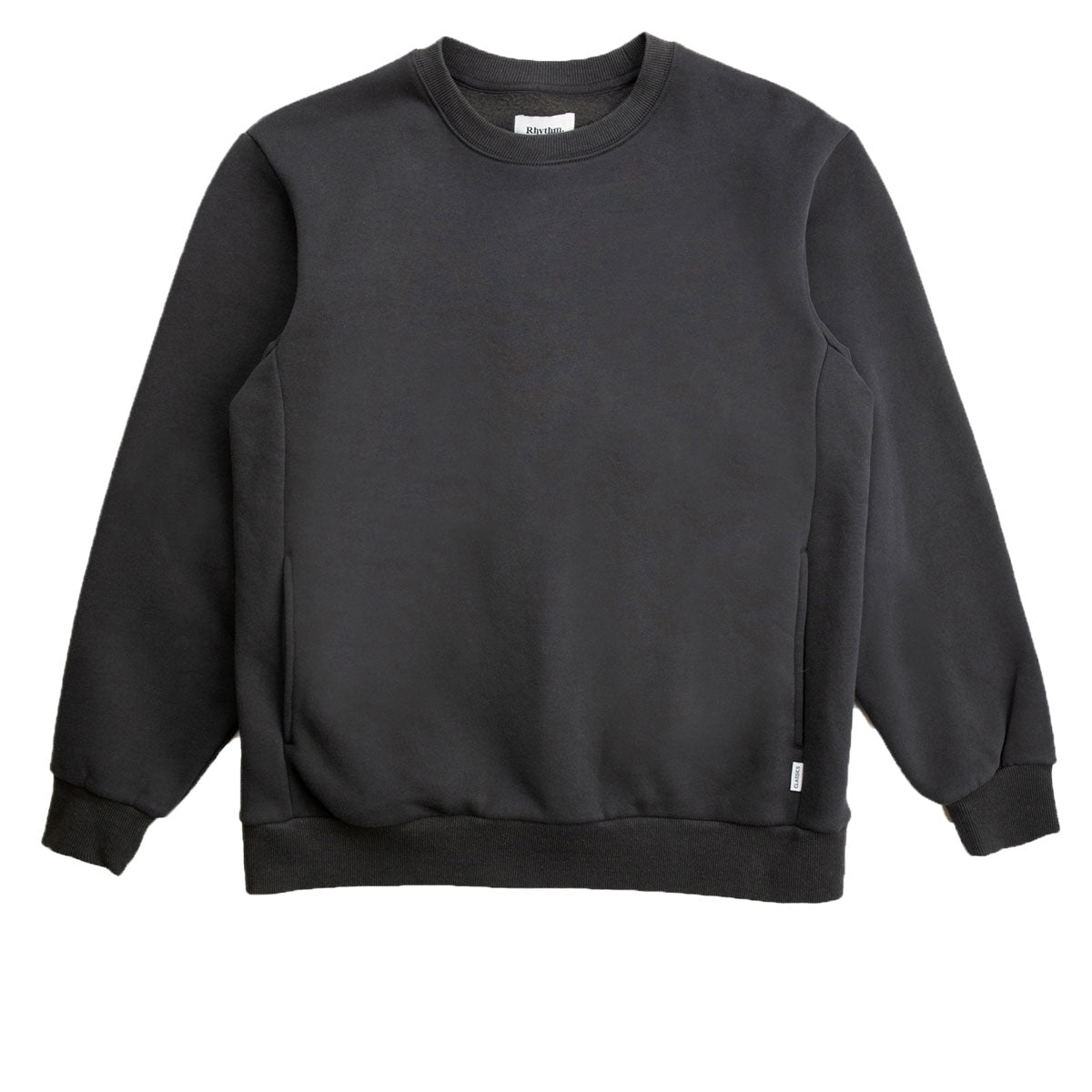 Rhythm Classic Fleece Crew Sweatshirt - Vintage Black 2025 image 1