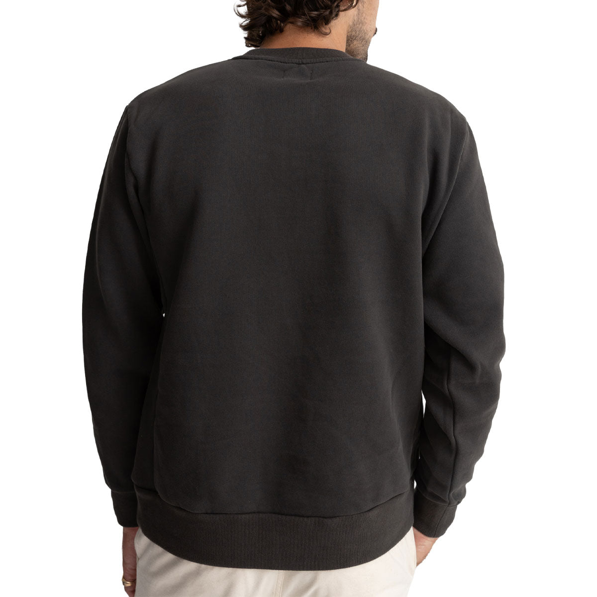 Rhythm Classic Fleece Crew Sweatshirt - Vintage Black 2025 image 3