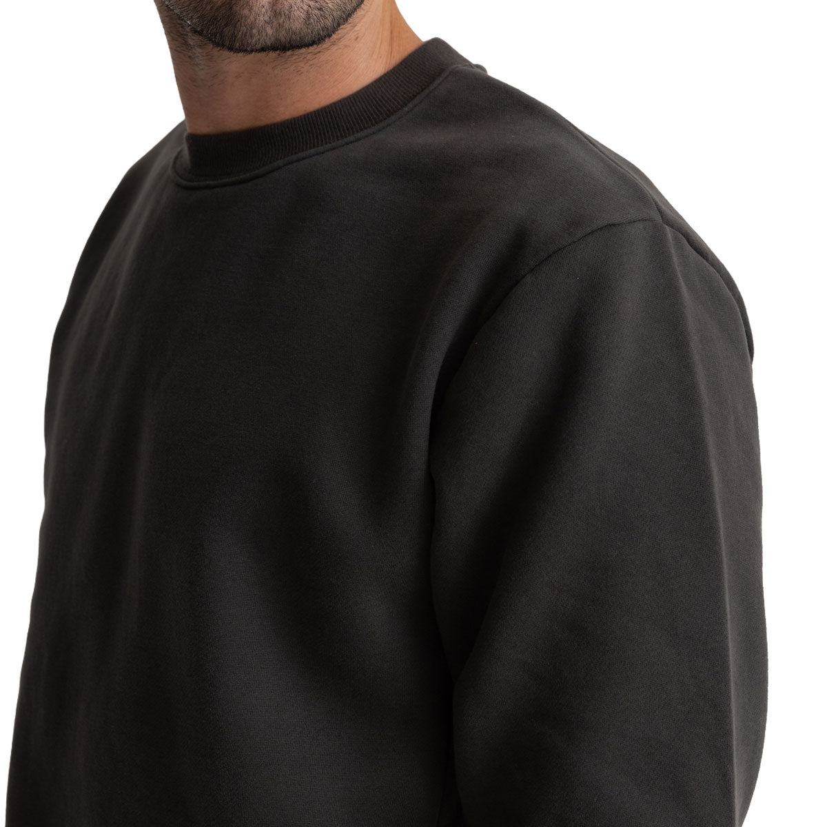 Rhythm Classic Fleece Crew Sweatshirt - Vintage Black 2025 image 4
