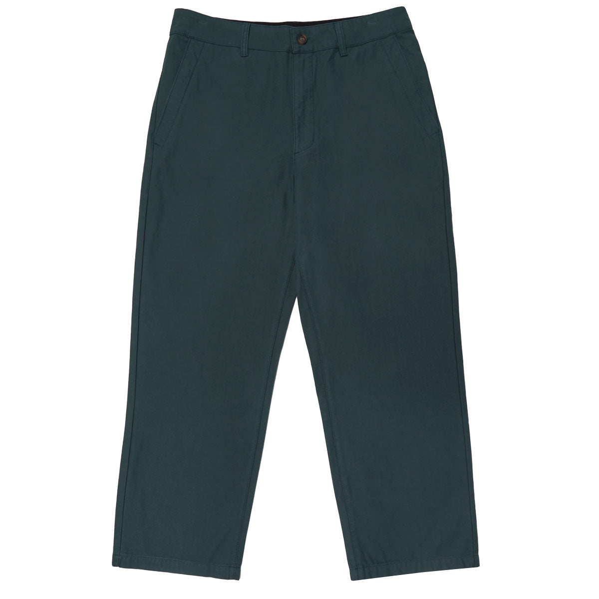 Rhythm Essential Twill Trouser Pants - Dark Green image 1