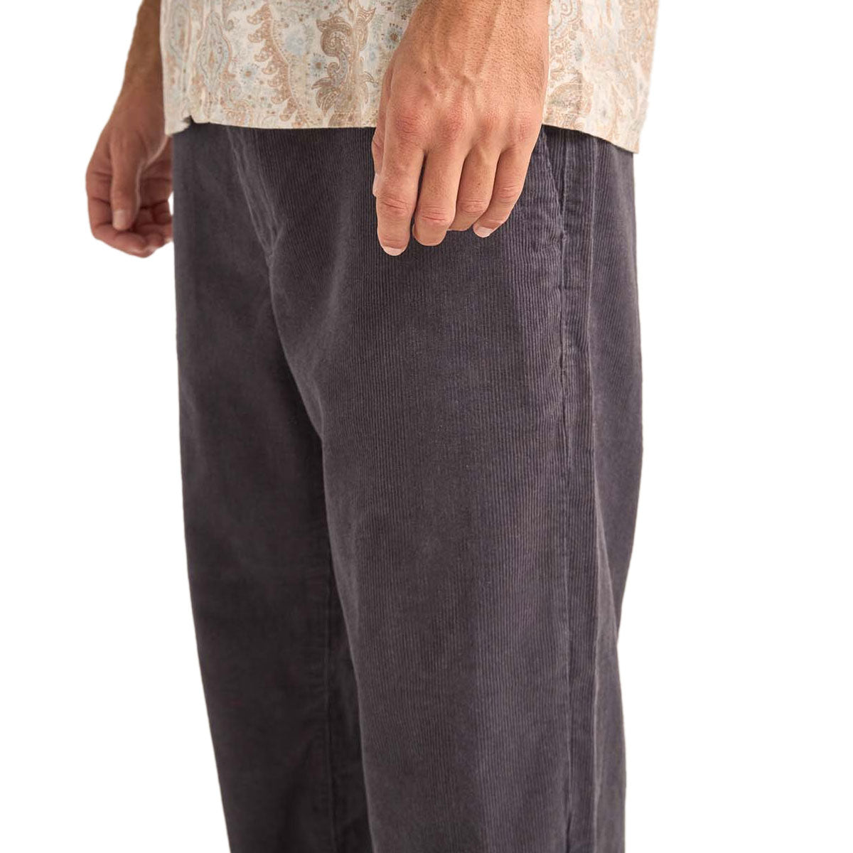 Rhythm Cord Trouser Pants - Charcoal image 2