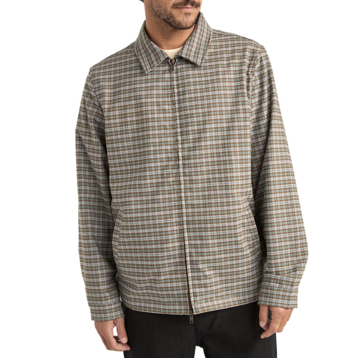 Rhythm Jordy Check Jacket - Blue Check image 1