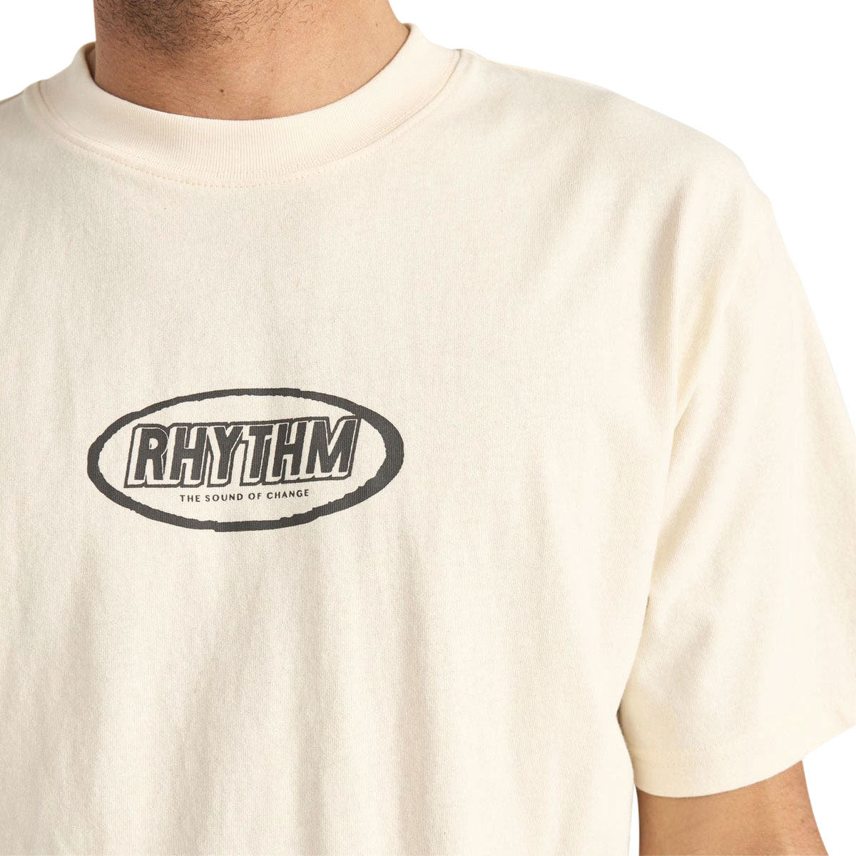 Rhythm Elliptic Printed Vintage T-Shirt - Ecru image 3