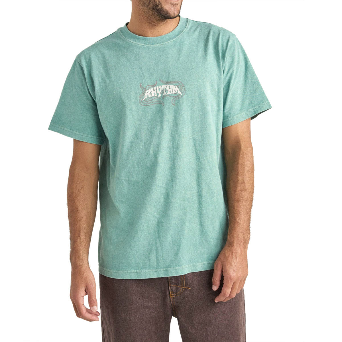 Rhythm Dos Soles Vintage T-Shirt - Green image 2