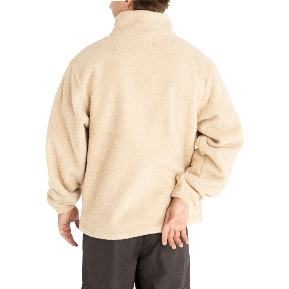 Rhythm Dusty Quarter Zip Sweatshirt - Natural image 3