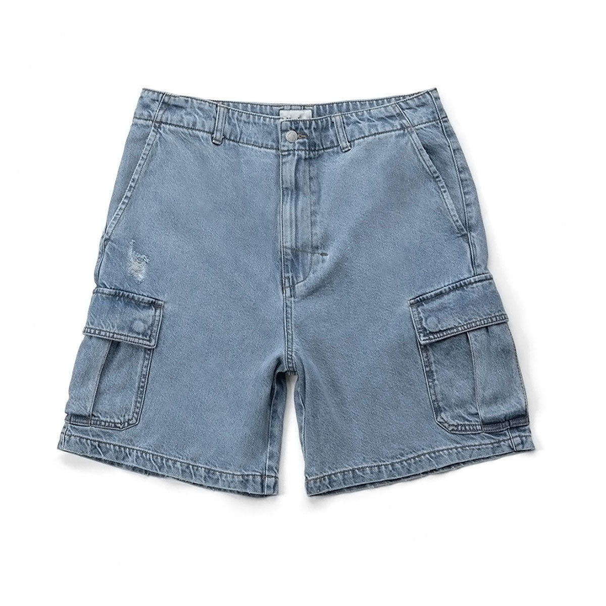 Rhythm Denim Cargo Shorts - Stone image 1