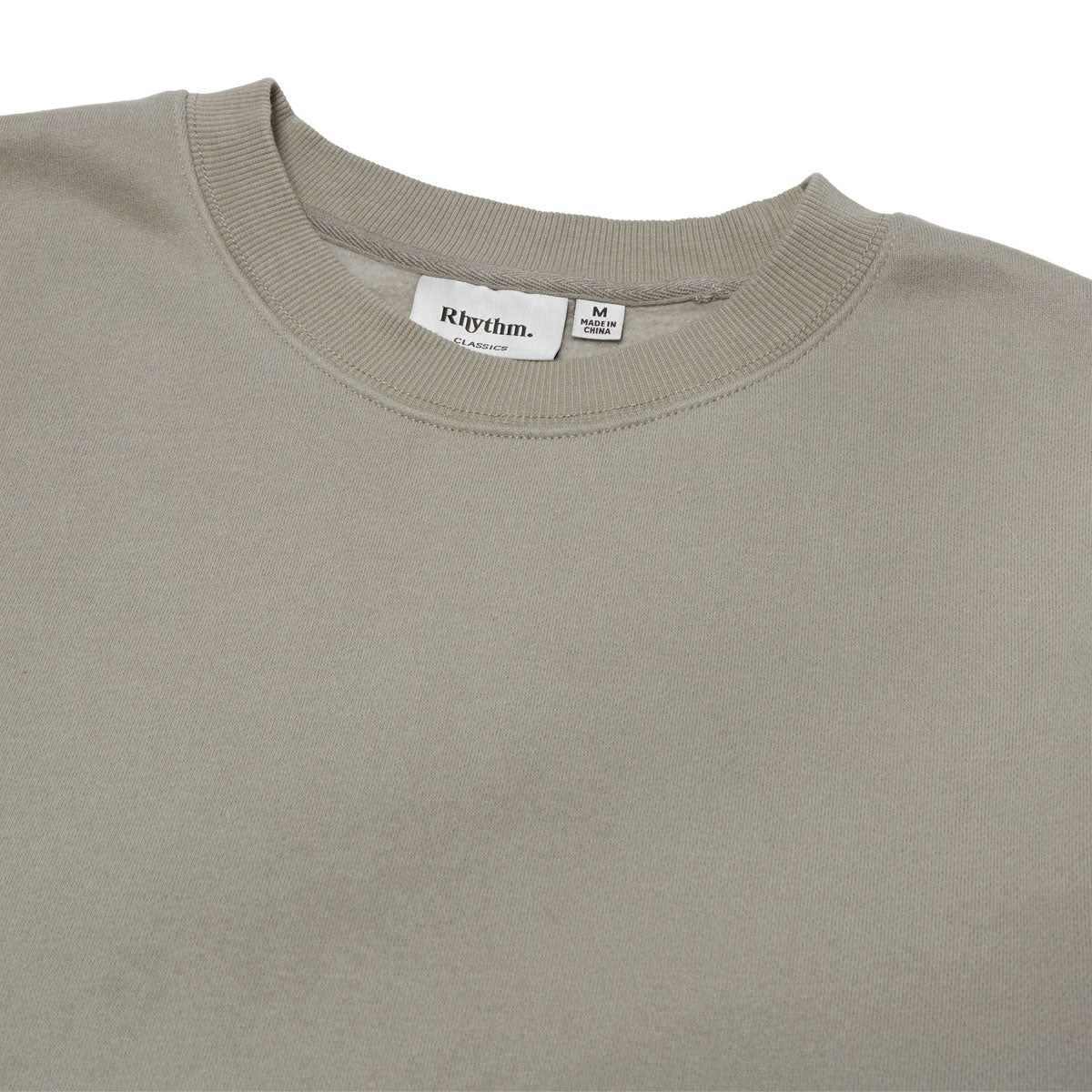 Rhythm Classic Fleece Crew Sweatshirt - Stone image 4