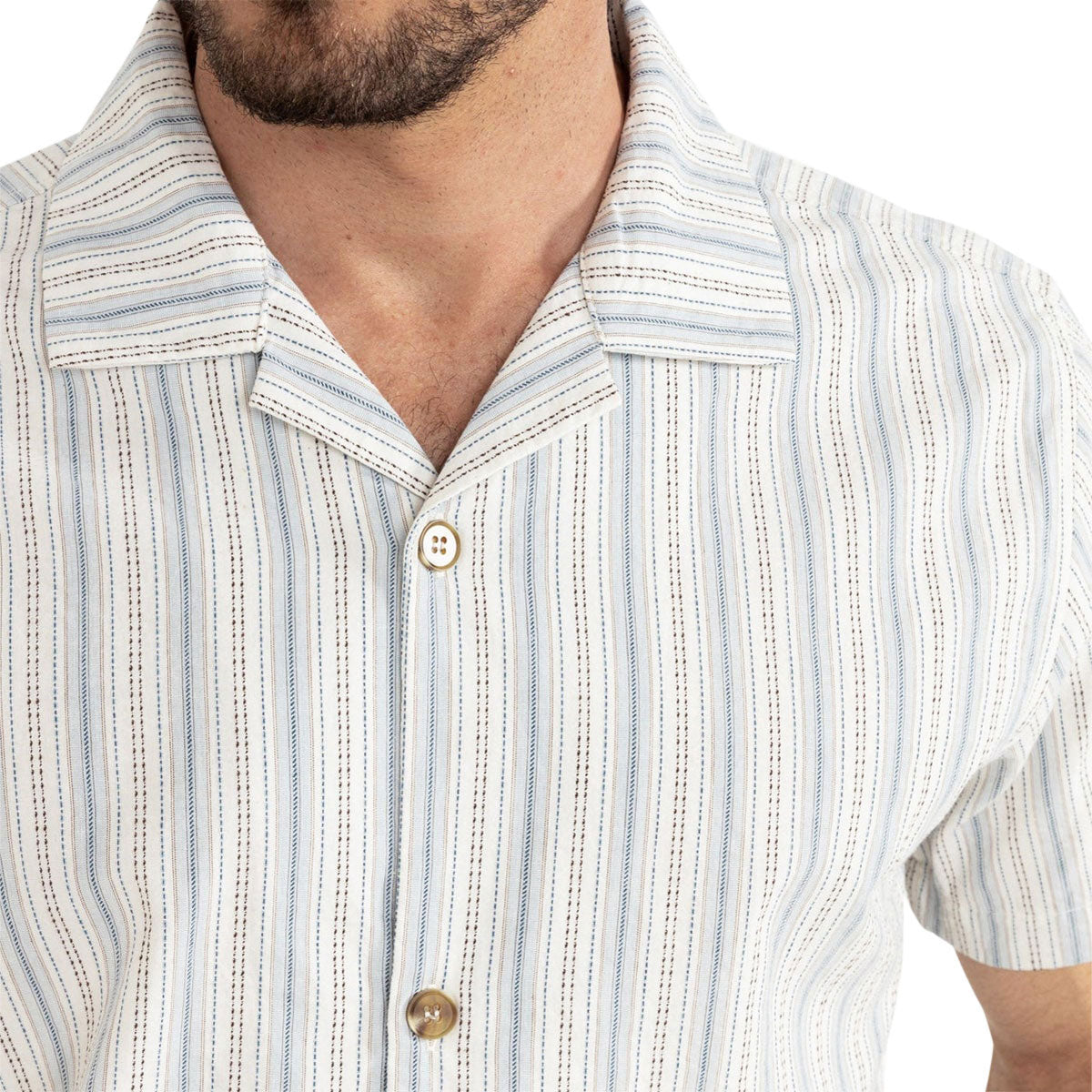 Rhythm Vacation Stripe Shirt - Natural 2025 image 3
