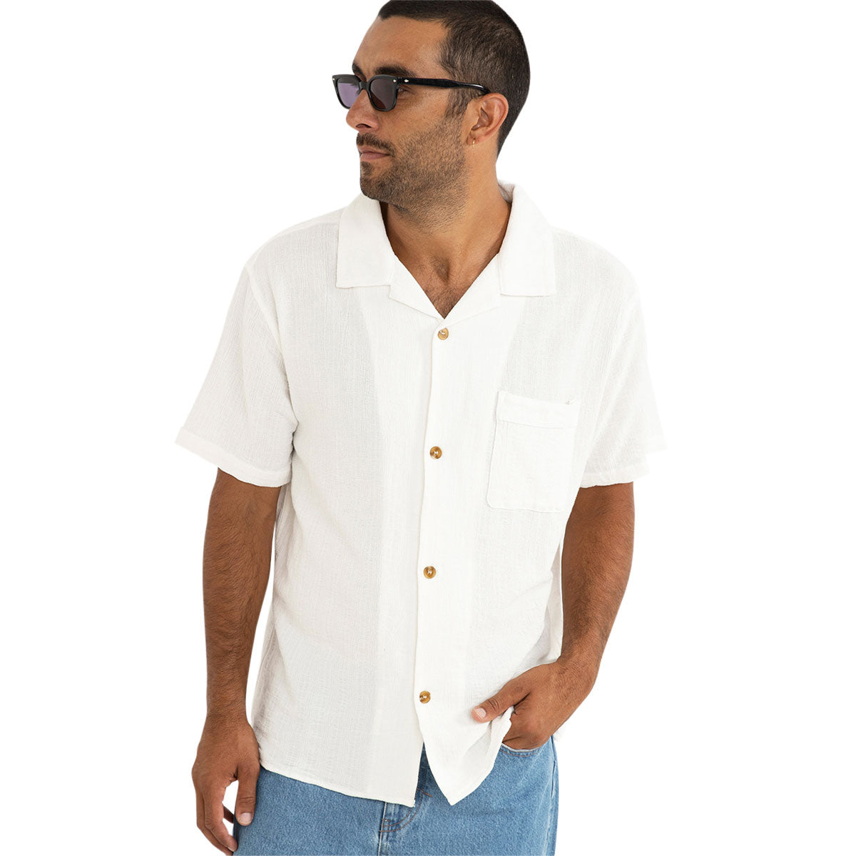 Rhythm Daytona Shirt - White image 1