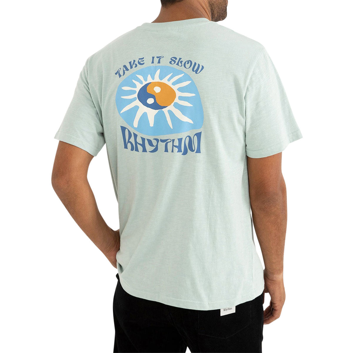 Rhythm Slow Down Slub T-Shirt - Mint image 4