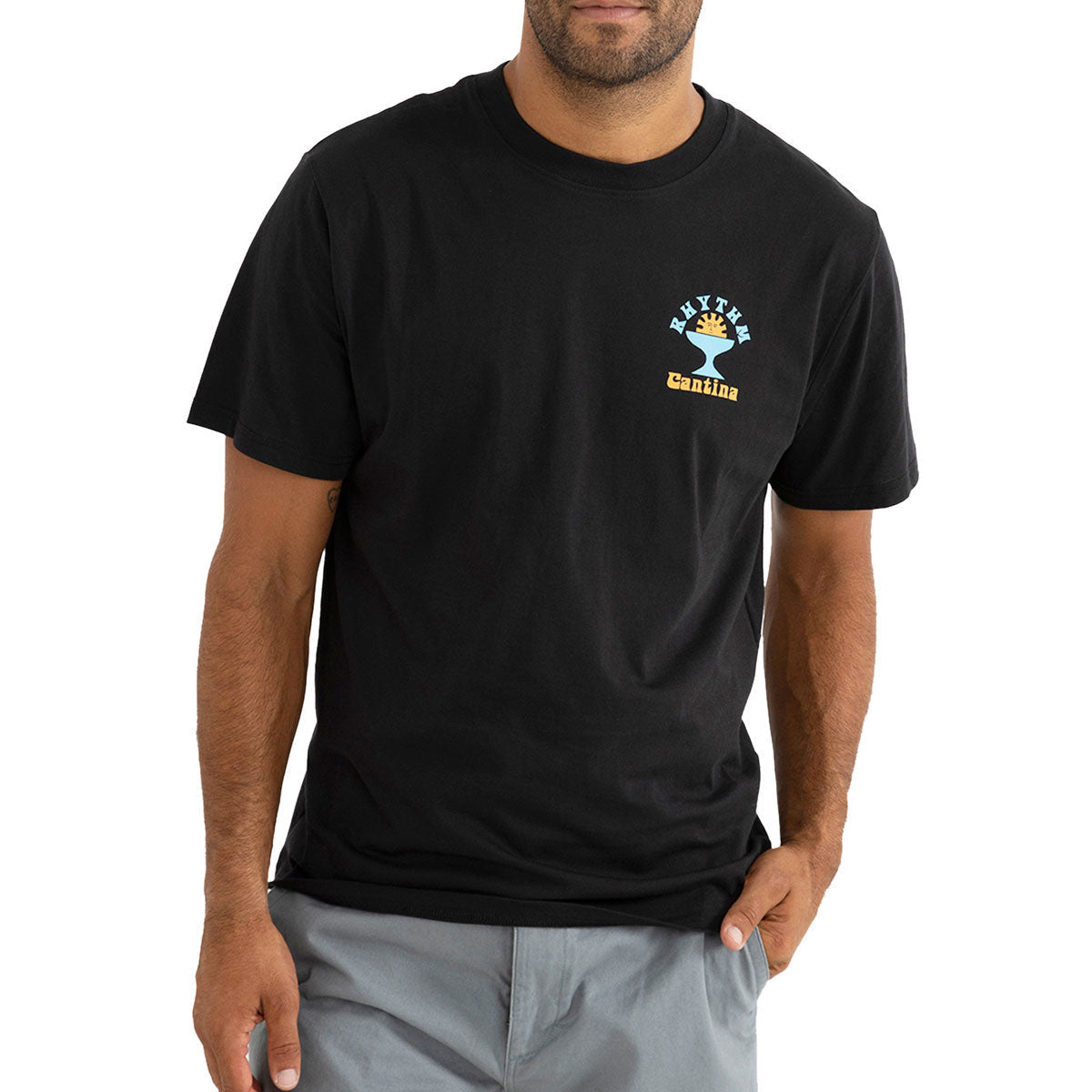 Rhythm Cantina T-Shirt - Vintage Black image 3