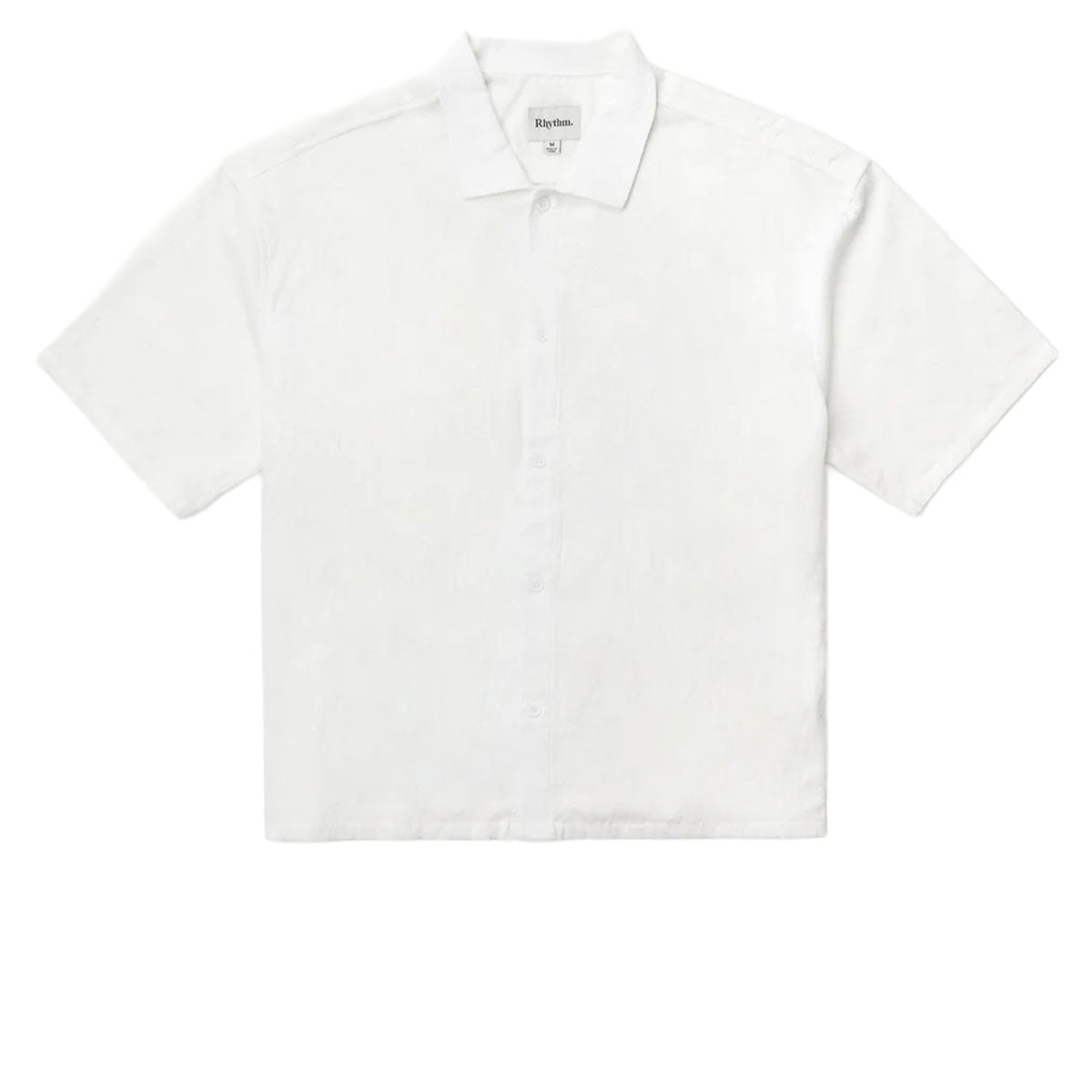 Rhythm Leads Relaxed Check Shirt - White image 4