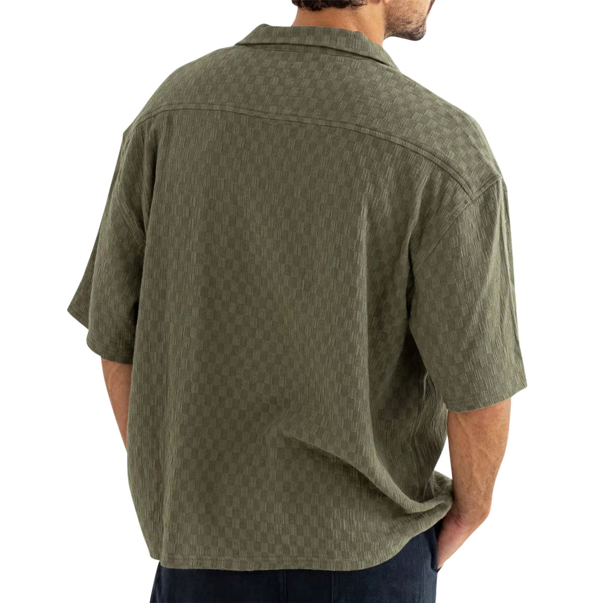 Rhythm Wash Check Relaxed Shirt - Green image 2