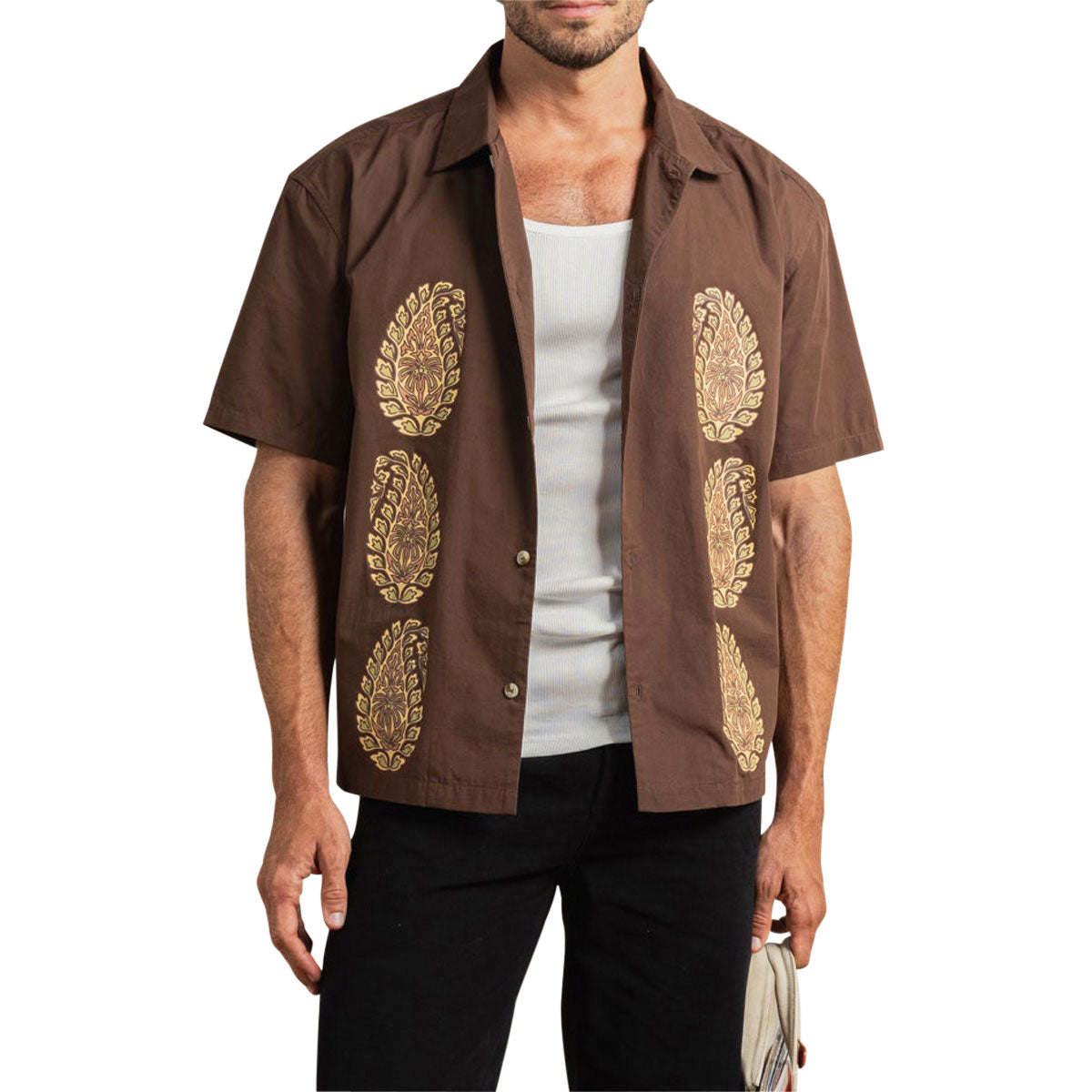 Rhythm Mirissa Relaxed Shirt - Earth image 1