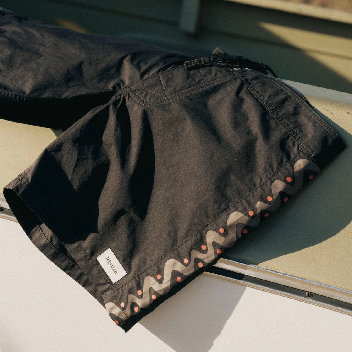 Rhythm Snake Trials Boardshorts - Black image 5