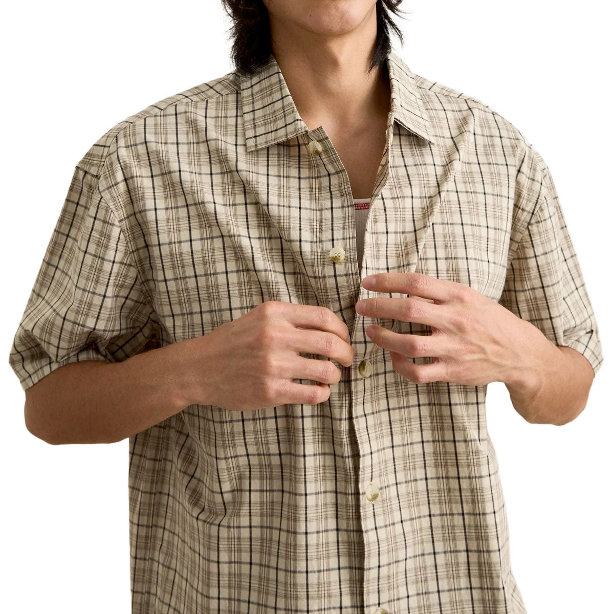 Rhythm Longreach Relaxed Shirt - Cream image 4