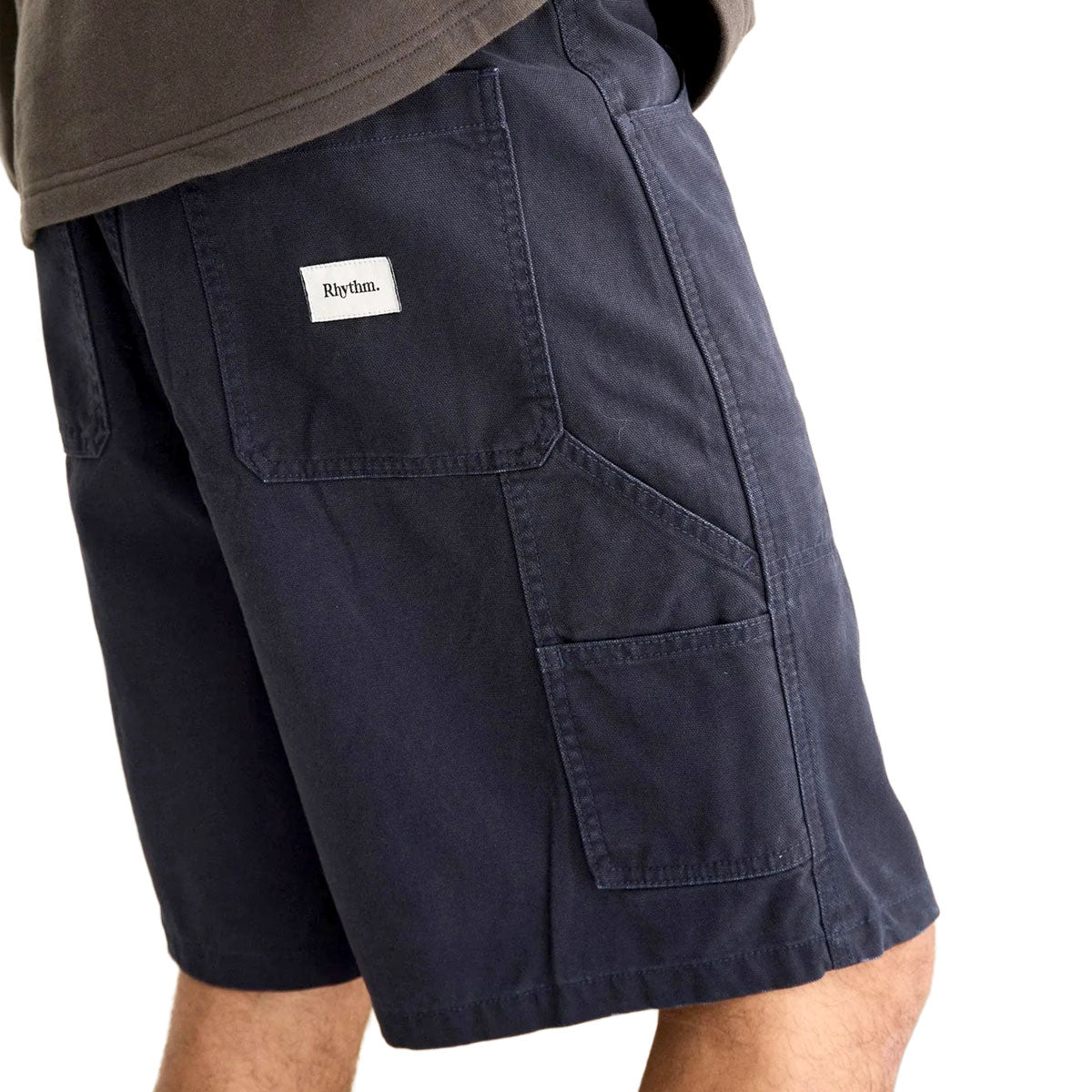 Rhythm Washed Canvas Shorts - Midnight image 3