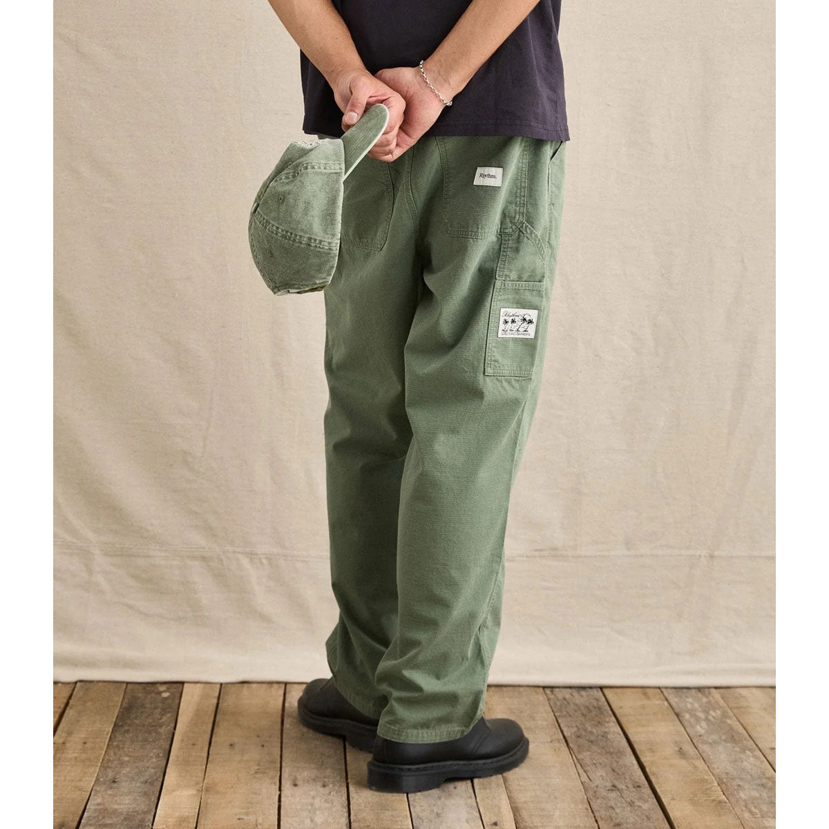 Rhythm Market Pants - Olive image 3