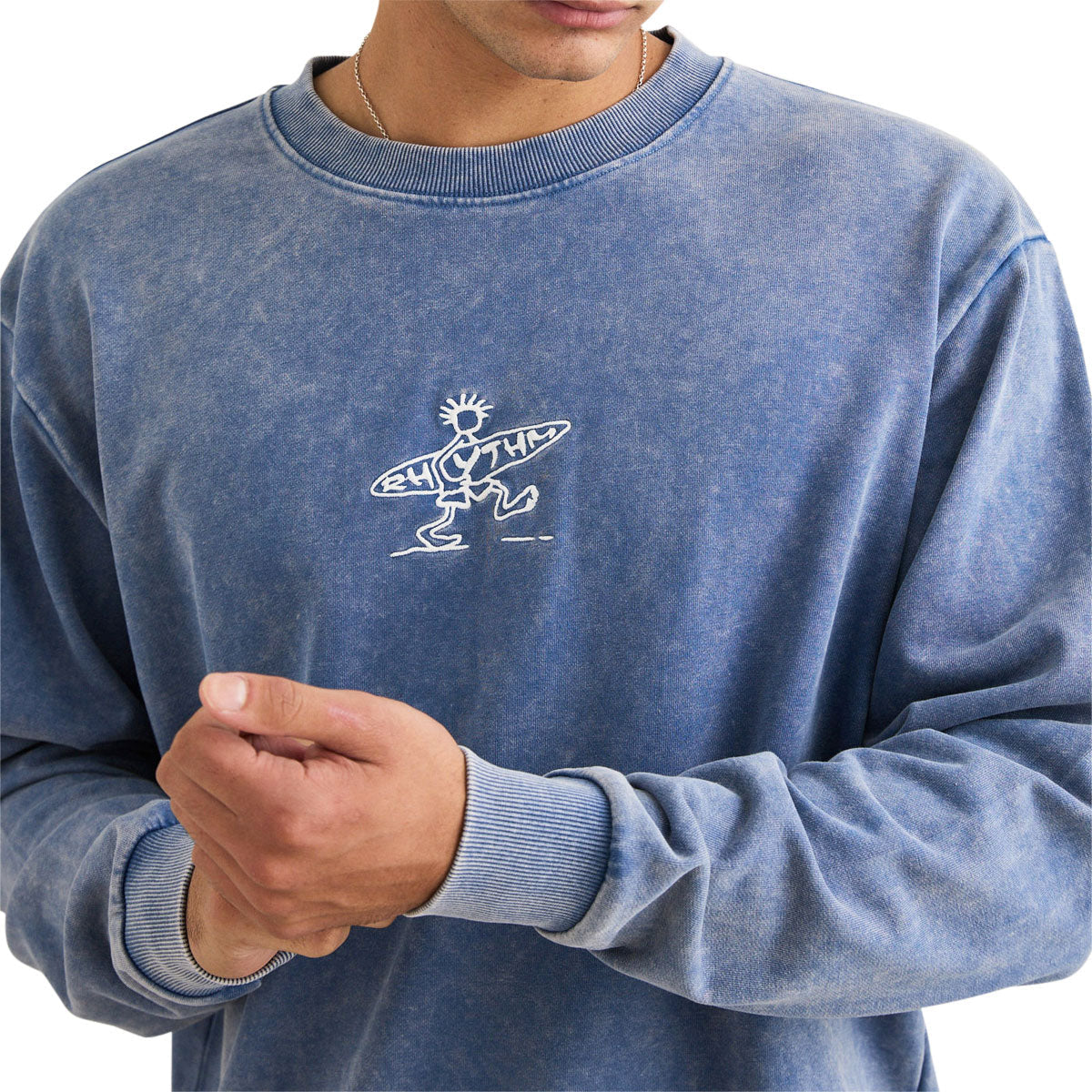Rhythm Drifter Salt Wash Sweatshirt - Slate image 3