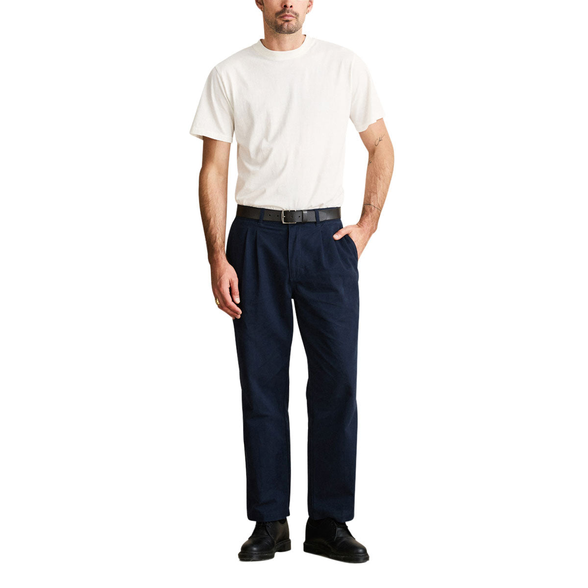Rhythm Twill Pressed Trouser Pants - Navy image 3